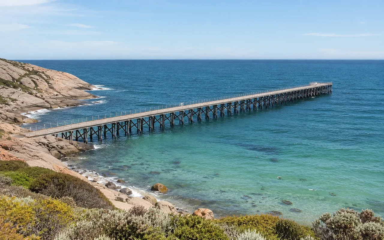 Stenhouse Bay Jetty in Dhilba Guuranda–Innes National Park