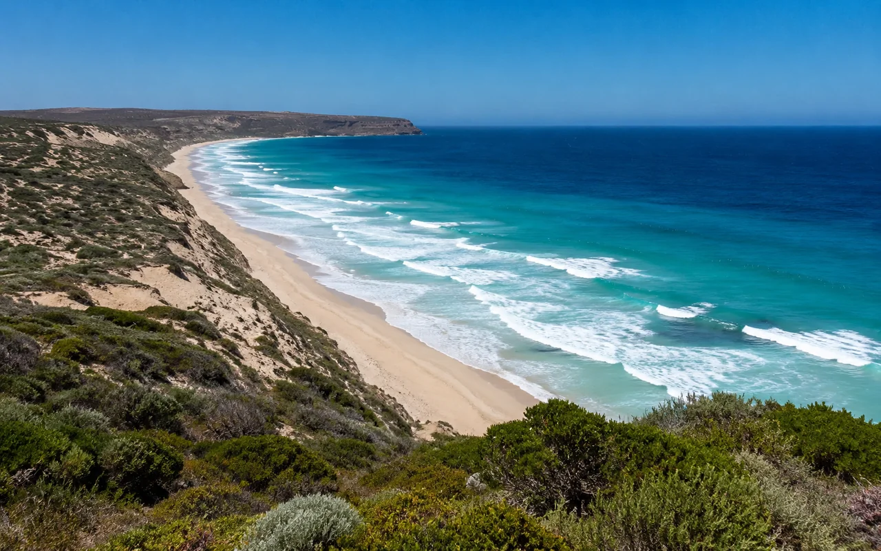 West Cape Beach in Dhilba Guuranda–Innes National Park