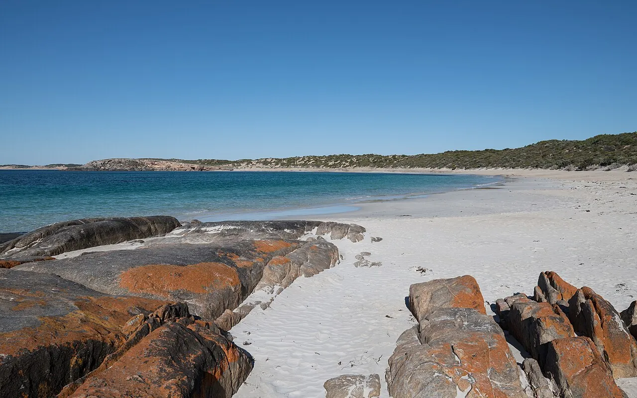 White sand and turquoise water on Yorke Peninsula