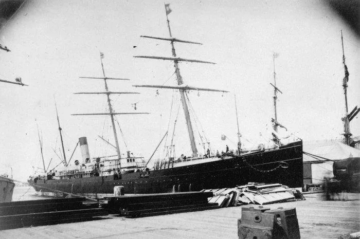 Archival photograph of Ethel before its wreck