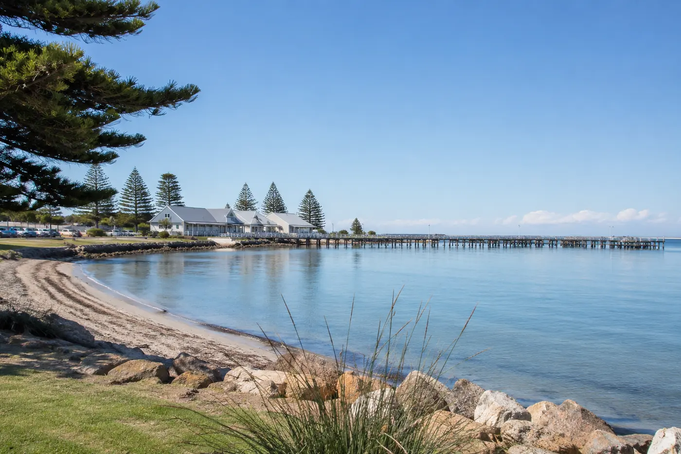 Stansbury waterfront beside the jetty and town centre