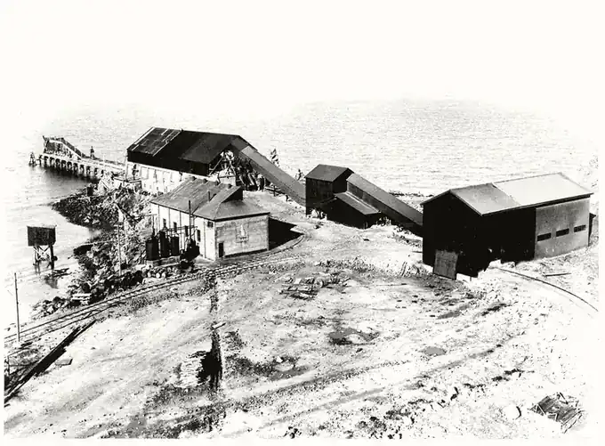 Industrial heritage near Stansbury at Klein Point
